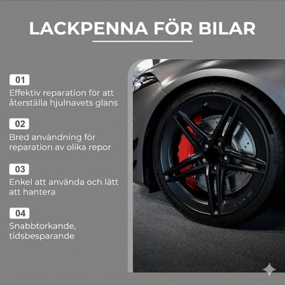 Reparationspenna för repor på bilfälgar – 3-pack