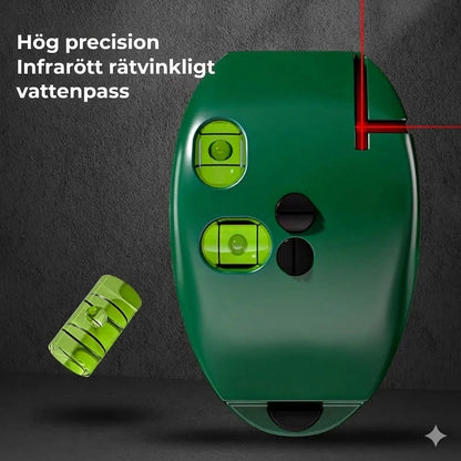 Kompakt självnivellerande krysslaser