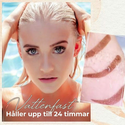 Professionellt ögonbrynsstämplings- och schablonset – skapa perfekt symmetriska bryn
