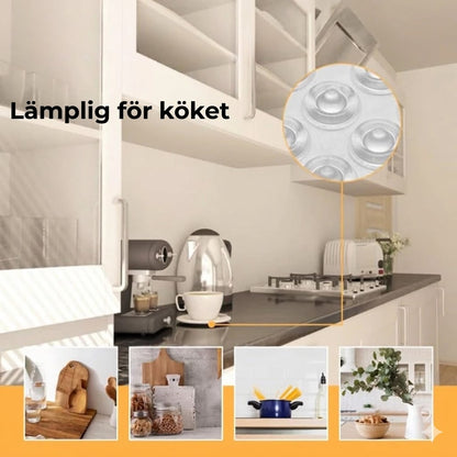 Transparenta silikonmöbeltassar (24 st)