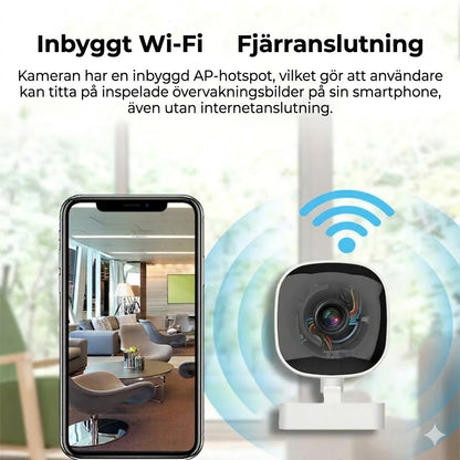 [2K Ultra HD] Smart WiFi-säkerhetskamera