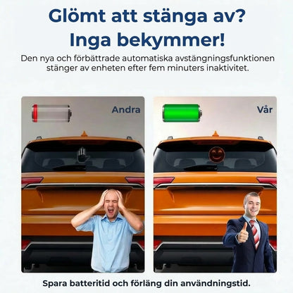 Lysande billykta i handform