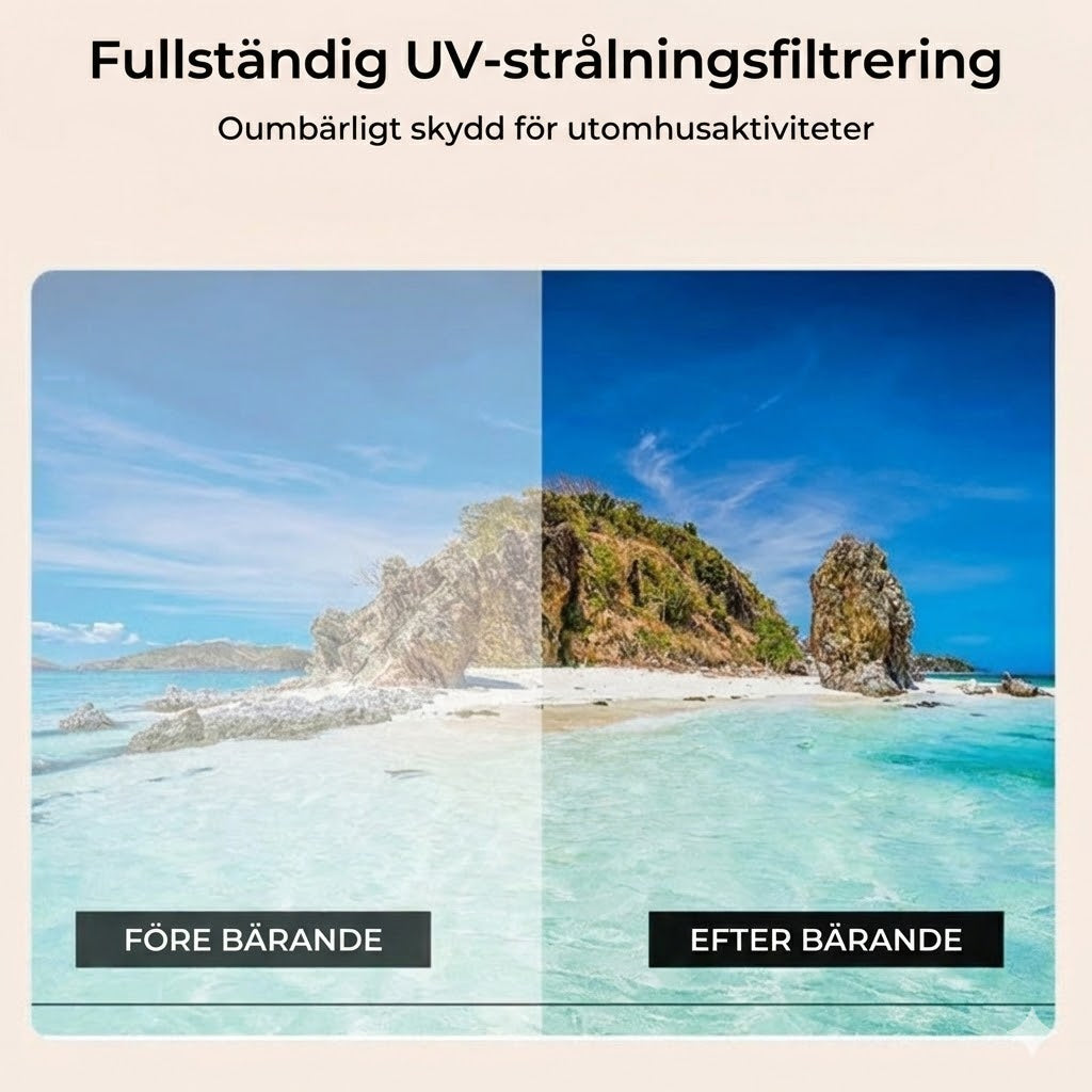 Hopfällbara läs-/datorglasögon – blåljusfilter – hopfällbara (med etui)