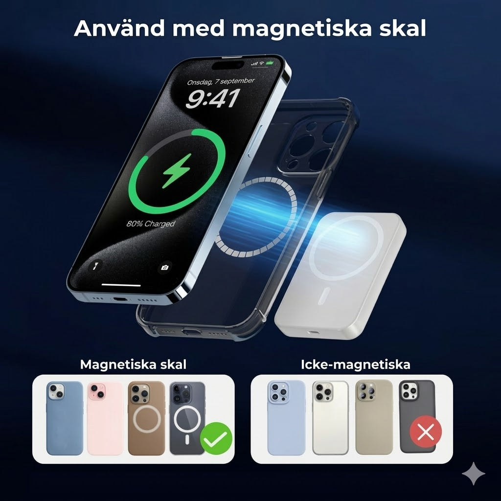 MagSafe trådlös laddare