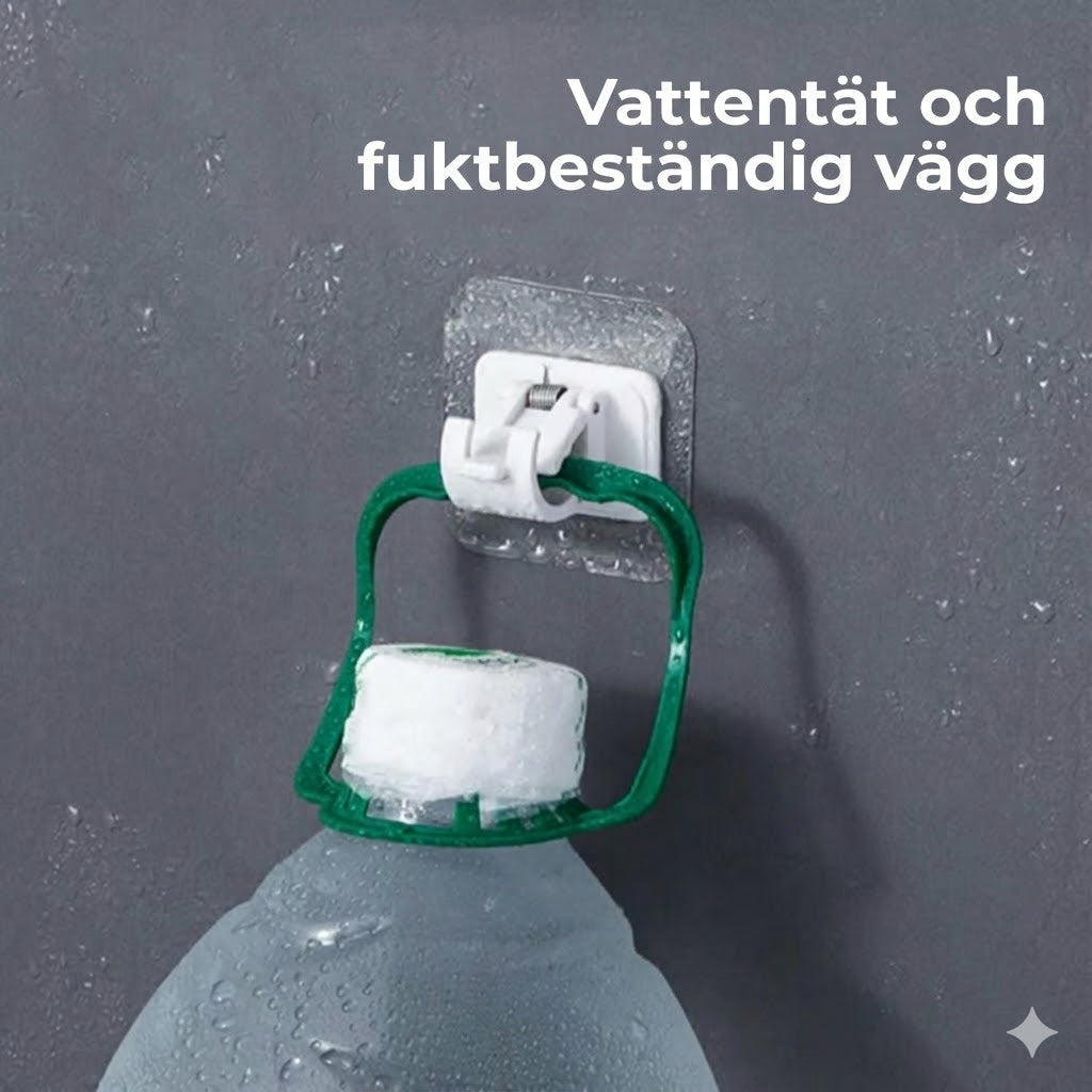 Justerbara gardinstångsfästen utan borrning (2-pack)