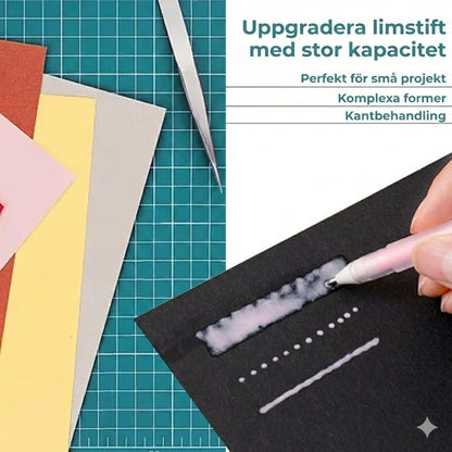 Limpenna med fin spets – precisions lim för scrapbooking och korttillverkning (6-pack)