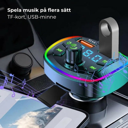 Bluetooth FM-adapter och billaddare