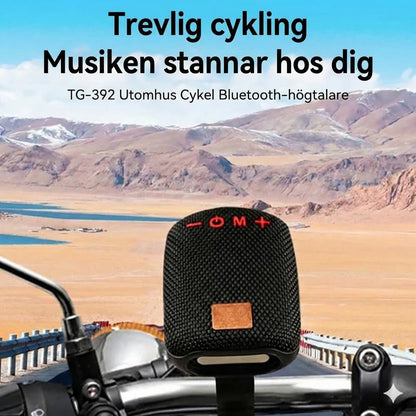 Bluetooth-högtalare för cykel – vattentät cykelhögtalare med robust fäste (stötsäker och handsfree-samtal)