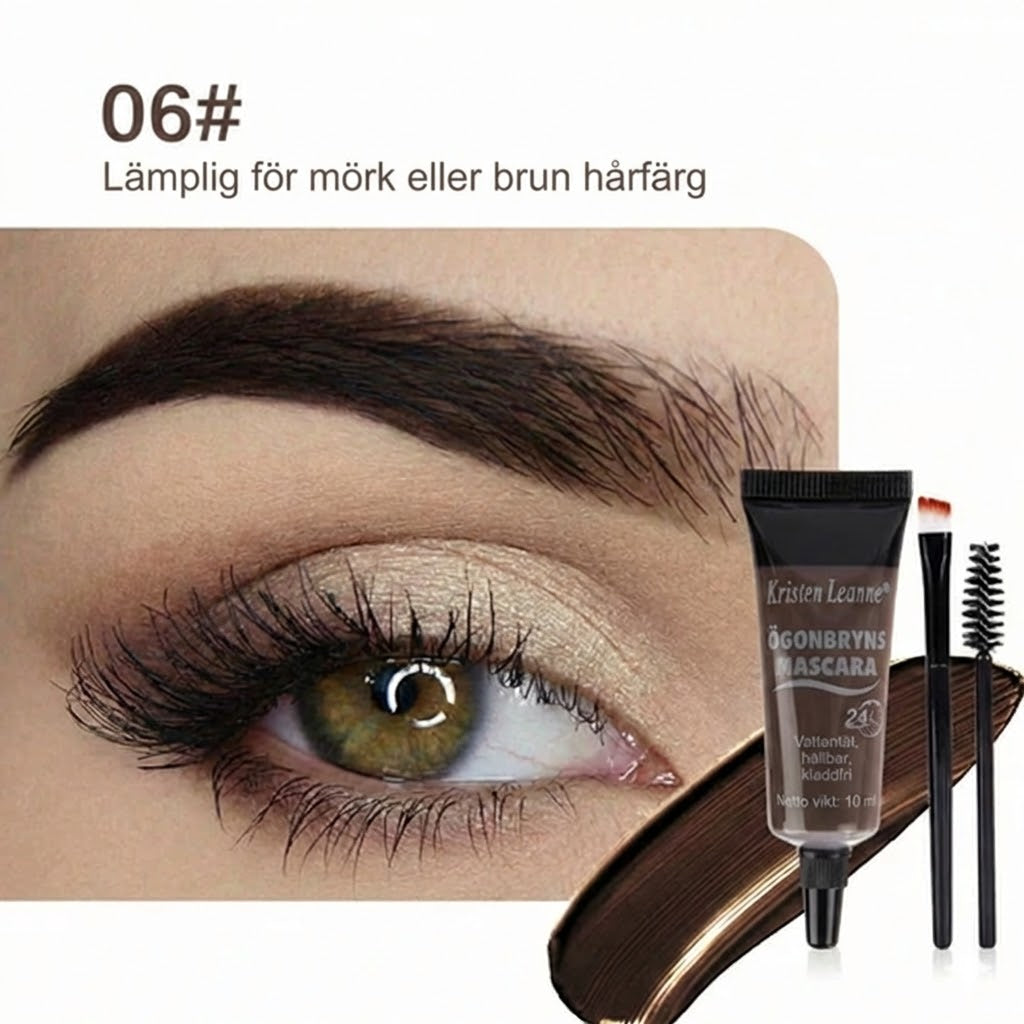 Set för långvarig ögonbrynsmakeup – vattenfast formula