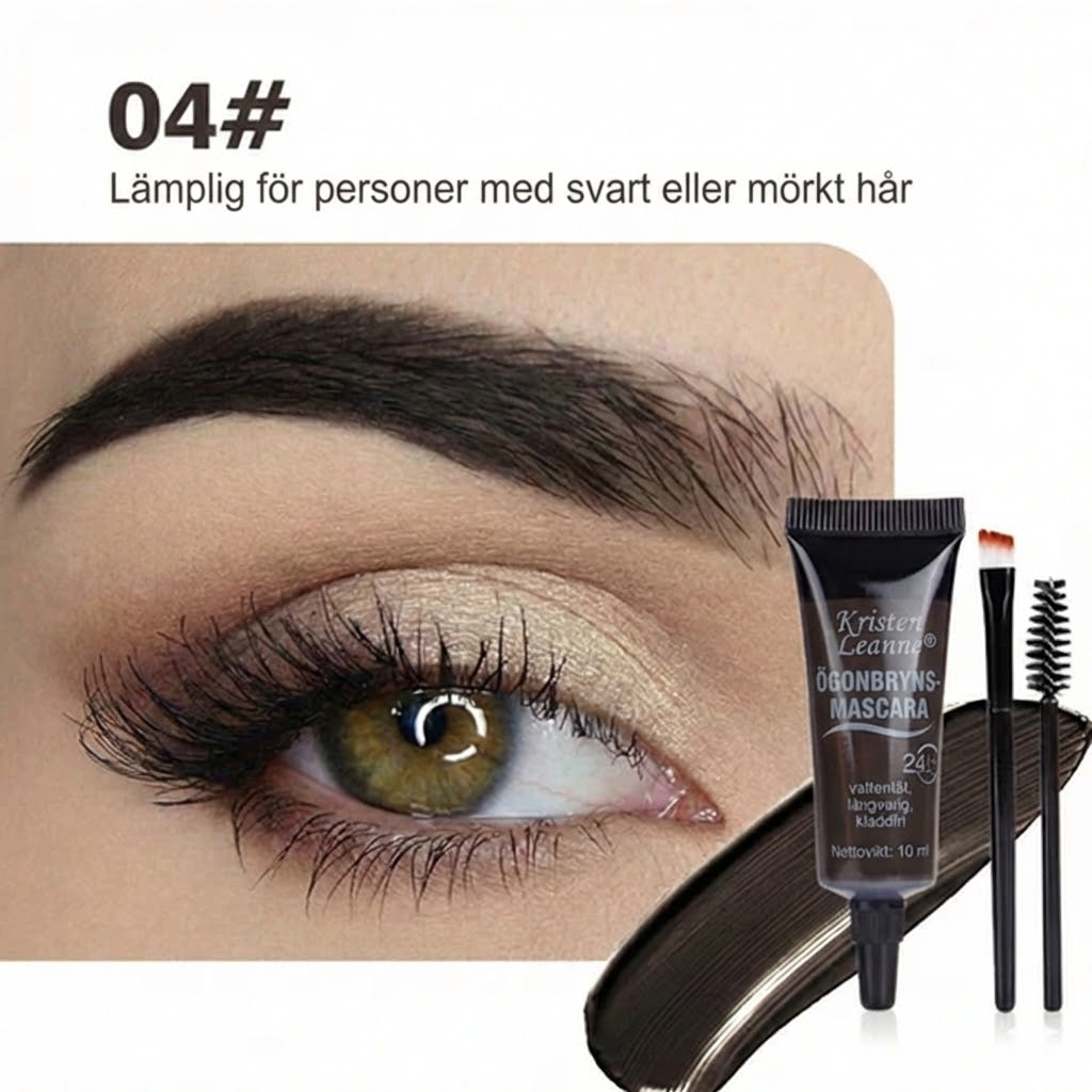 Set för långvarig ögonbrynsmakeup – vattenfast formula