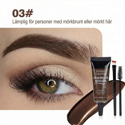 Set för långvarig ögonbrynsmakeup – vattenfast formula