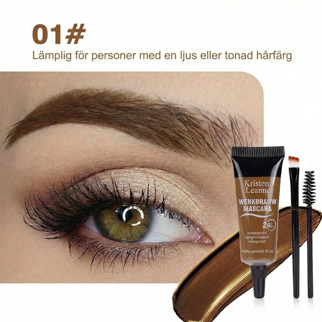Set för långvarig ögonbrynsmakeup – vattenfast formula