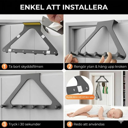 Robust och hållbar dörrhängd förvaring
