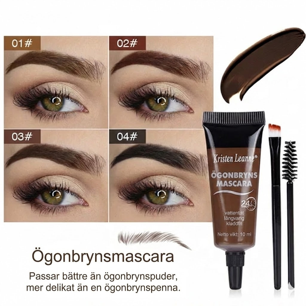 Set för långvarig ögonbrynsmakeup – vattenfast formula