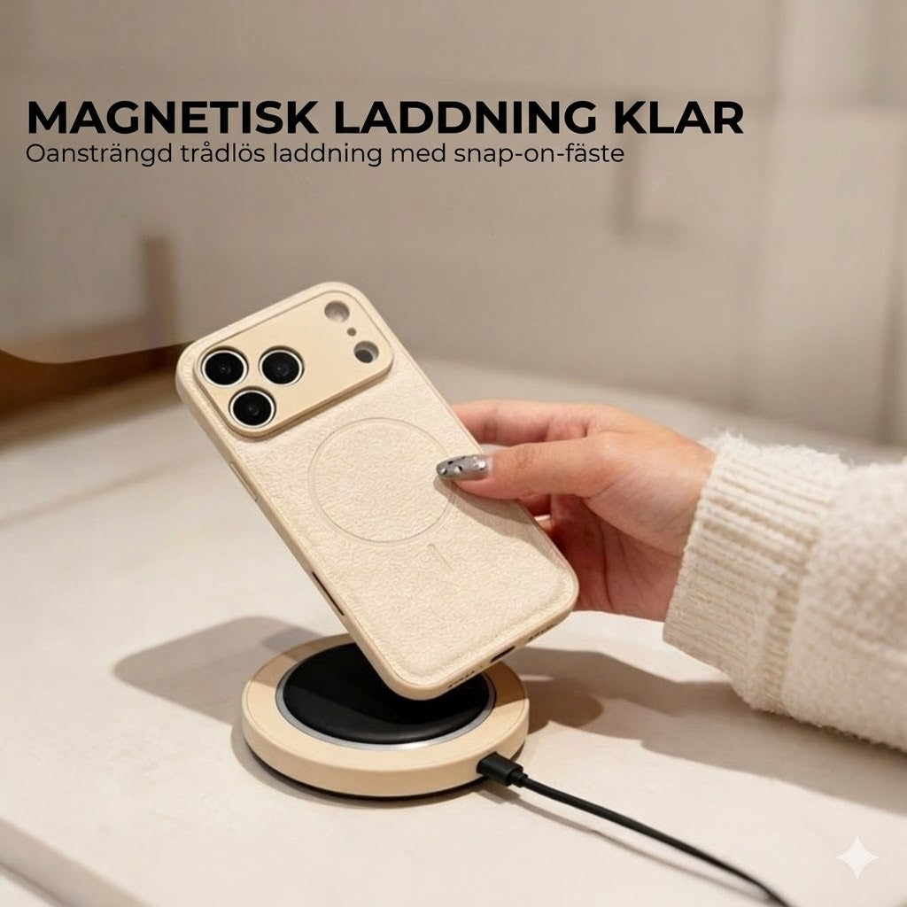MagSafe-skal för iPhone [12–17] – Lyxig matt yta – Fingeravtrycks- och oljeresistent beläggning