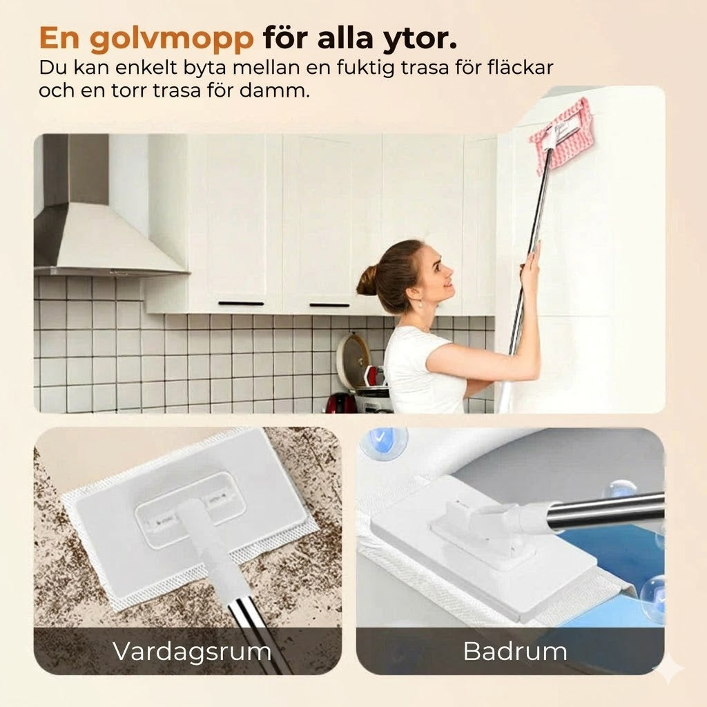Klämmopp-set med tryckmekanism