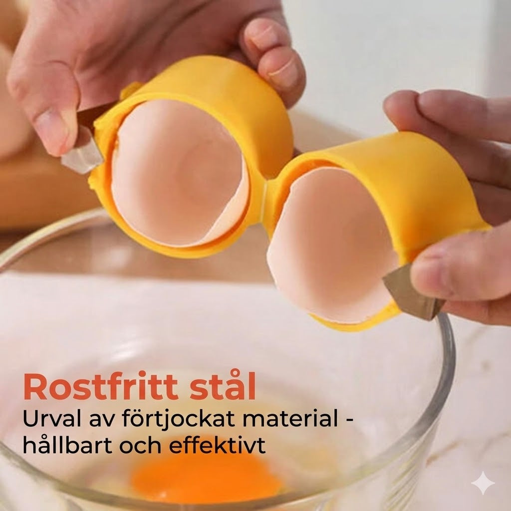 Perfekt äggskalsöppnare med hållare