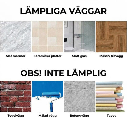 Modern handdukskrok för badrum – Vridlåst sugproppssystem – Avtagbar och återanvändbar – Skadar inte ytan