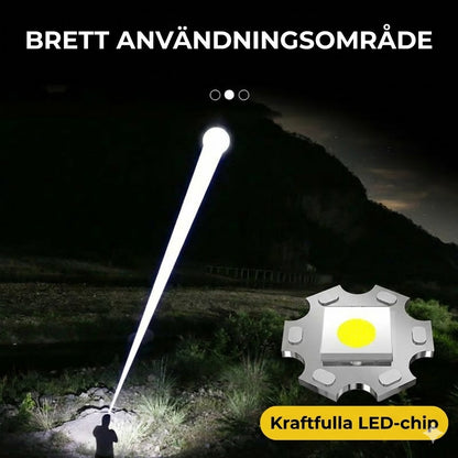 Taktisk ficklampa med powerbank-funktion