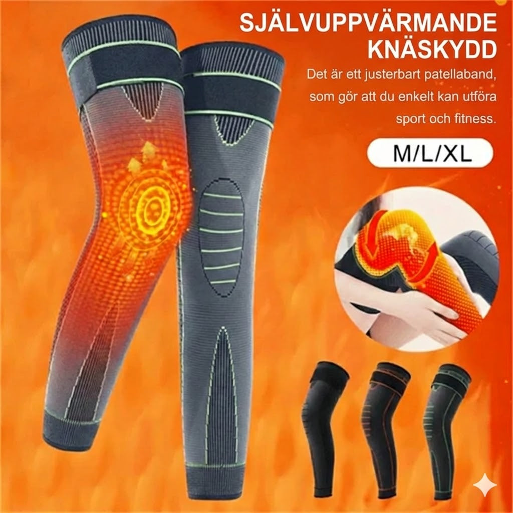 Självuppvärmande knäskydd (2-pack)