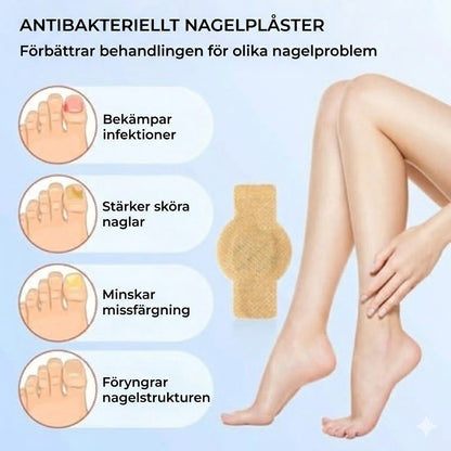 FungalPatch – Kraftfullt nagelvårdsset – Självhäftande svampdödande plåster